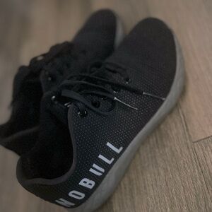 Black and gray womens nobull trainers 6.5